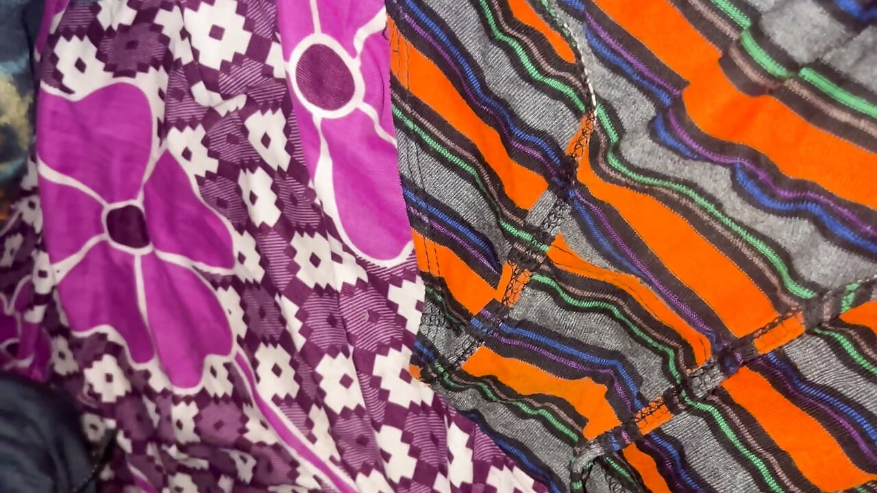 masturbated and Cum on my Neighbor's Dirty Panty which has Incredible Smell