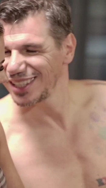 Jaw-dropping moment from "DADDY4K. Chloe Heart was done with her BF and sucked his Daddy's big cock in his bed"