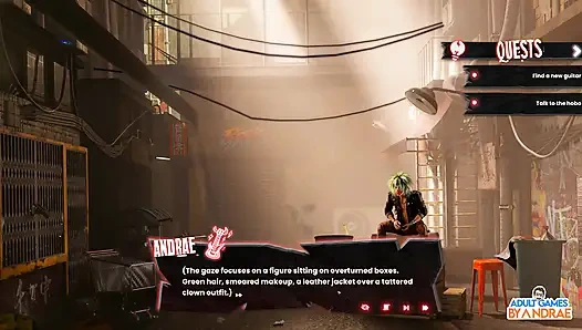 Gameplay sin & rock'n'roll bagian 1 - van crash, halte motel & awal yang baru