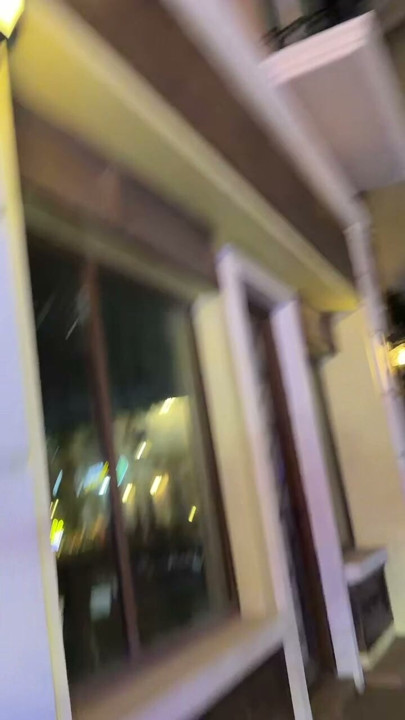 Strolling through the city streets on a warm evening