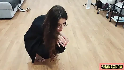 Сумасшедшее превращение тела в сперму во рту, писсинг