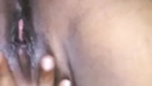 Kenian slut Aisha rubbing pussy and showing ass part 2