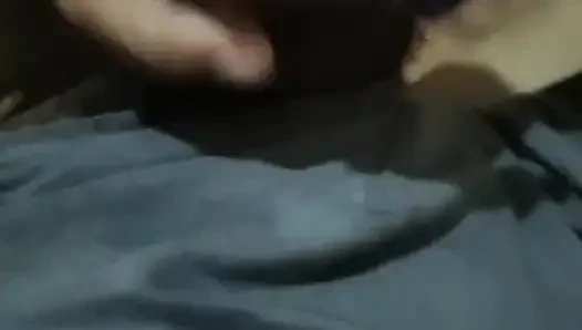 Shake dick with oil and squirt over and over again