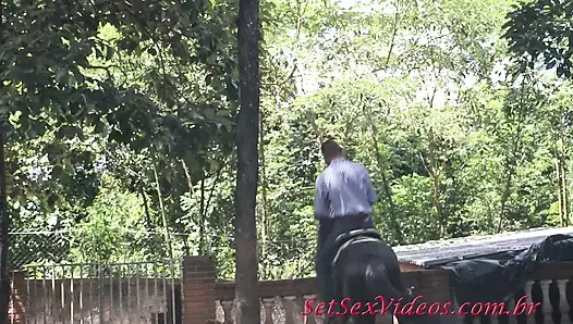 Anny Fernandez and Her Men, Fucking Two Men and Doing DP in the Country House