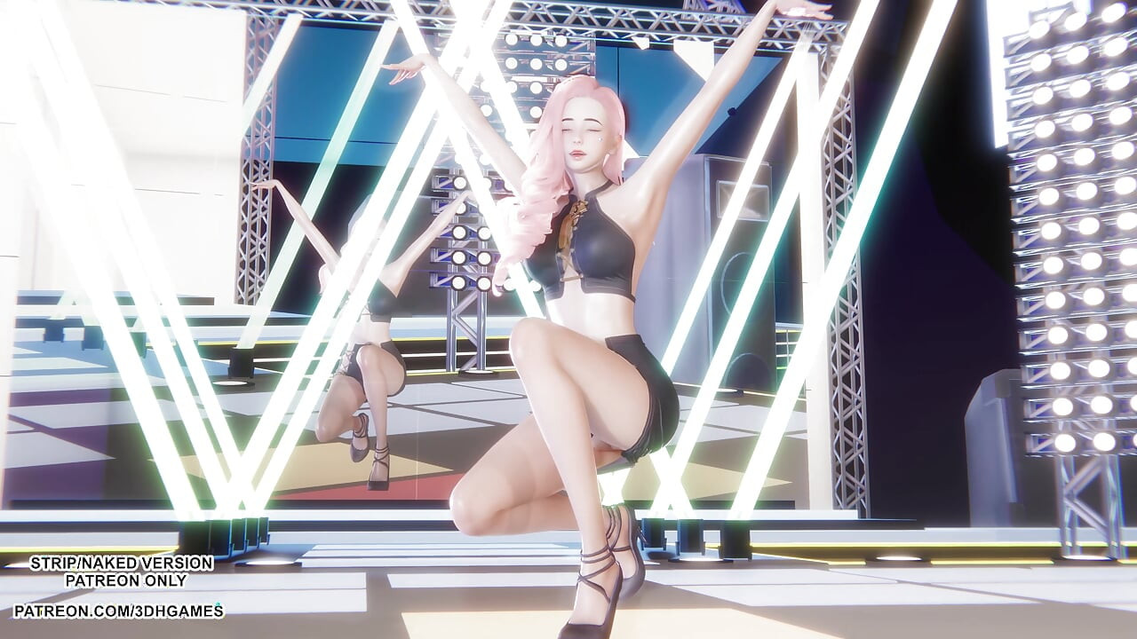MMD TWICE - I CAN'T STOP ME Seraphine Kpop Dance League of Legends Hentai Uncensored 4K 60FPS