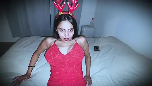 Arkadaşım Noel için bana lezzetli bir ANAL verdi