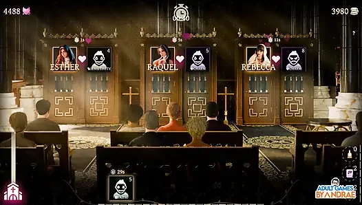 Adik tiri lagi asik main game bagian 12 - nafsu seks bareng esther di perpustakaan