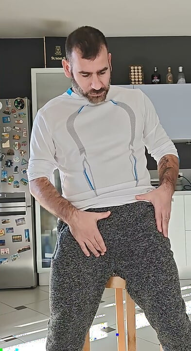 Stepdaddy Big Cock Masturbate and Cum