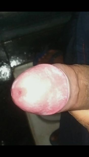 Masturbating 6 inch cock