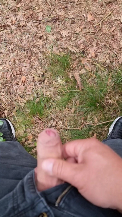 Ejaculação na floresta