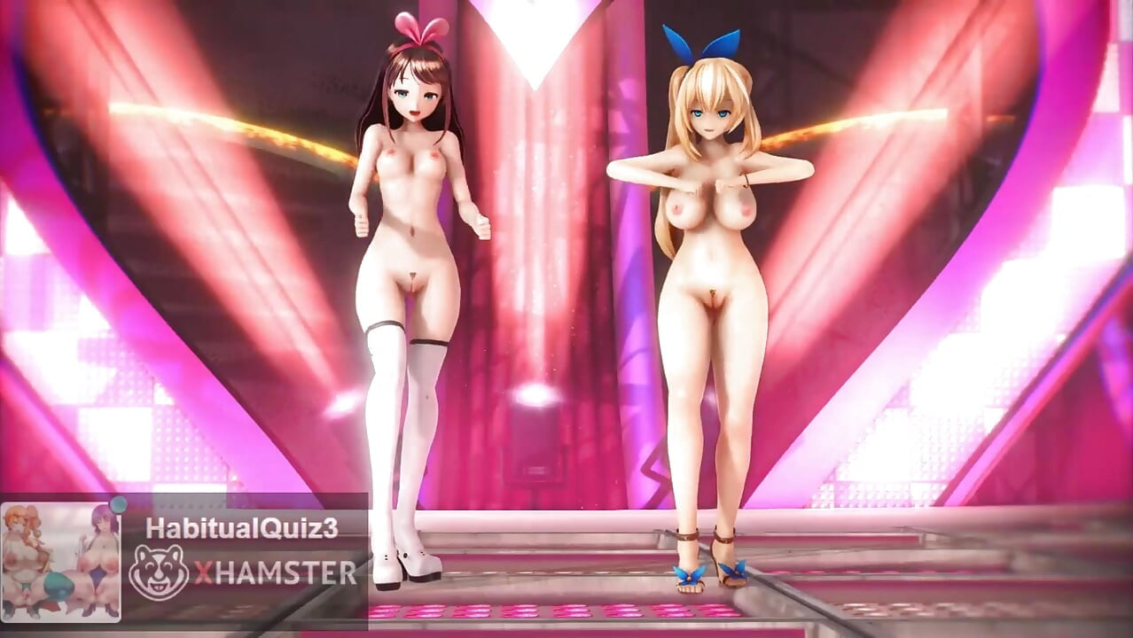 mmd r18 sex dance ahegao 3d hentai Kizuna AI & Mirai Akari Conqueror and fuck hard gangbang big ass sexy seductive