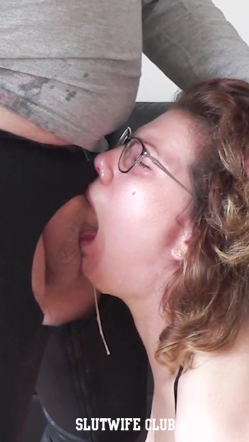 She is an enthusiastic cocksucker!