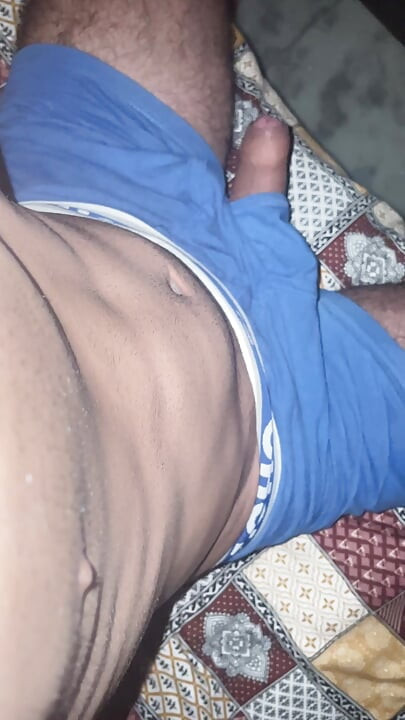 Waking up early morning found dick is going outside my underwear