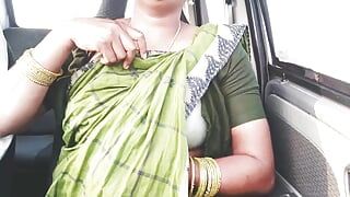 Telugu crezy dirty talks, bonita saree indiana empregada sexo carro.
