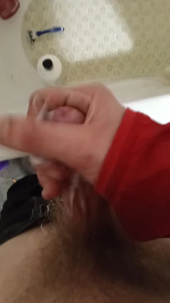 Playing with my young cock