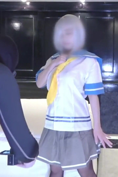 G-cup Waistline Perfection in Cosplay, Solo Charm Captured Through a Playful Private Moment Angle2