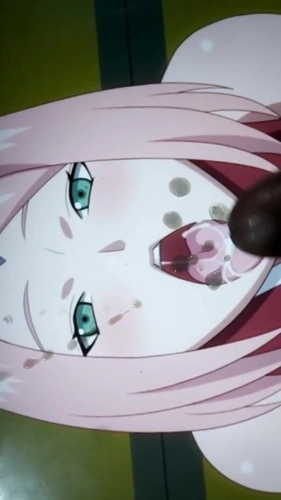 Sakura cum tribute (Naruto)