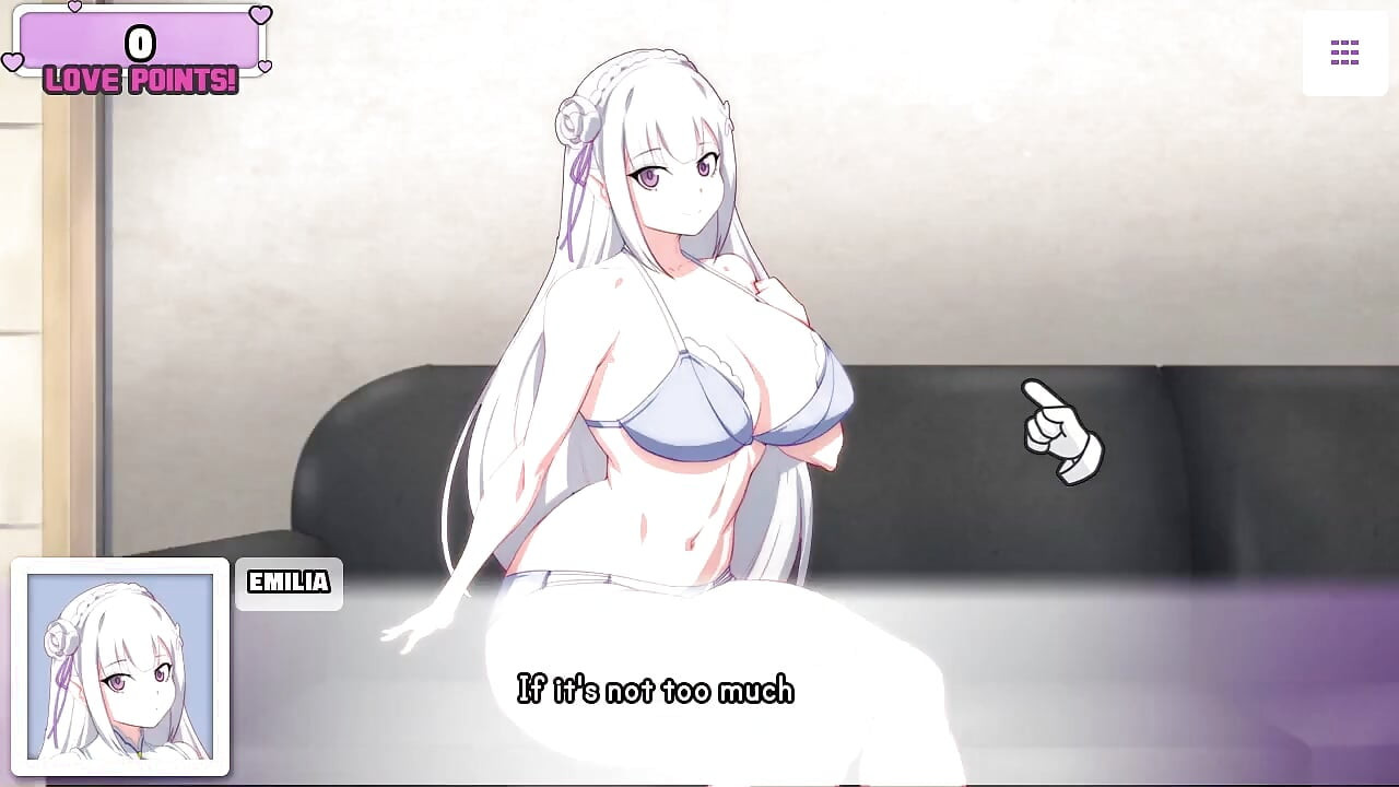 Waifuhub - partie 21 - Emilia Sex Interview Re Zero par Loveskysanhentai