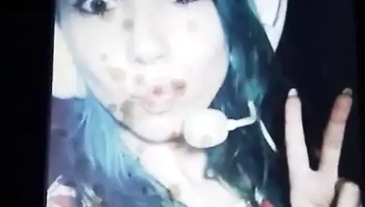 Cum Tribute #2 To Elyshuri (Spain Youtuber) By: Jeicum
