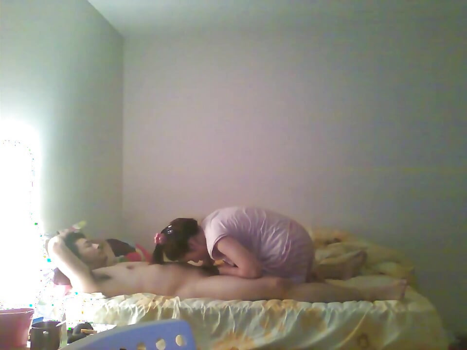 Submissive Chinese Slut Sucks My Dick and Swallows My Cum