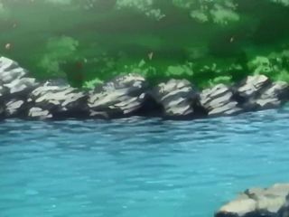 (issho no h shiyo 6) jordbrukskusiner går nakna vid floden