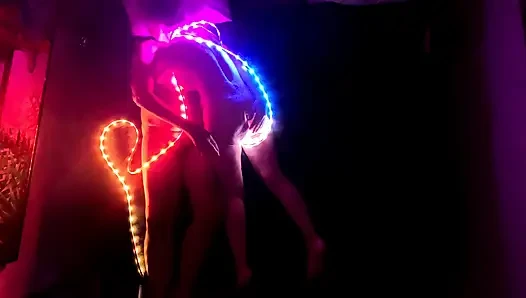 Two lighting experiments - One with Ultraviolet, The Other With an LED Strip