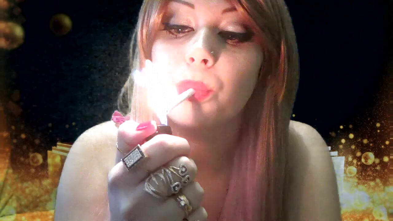 Golden jewelry, cigarette , you and me
