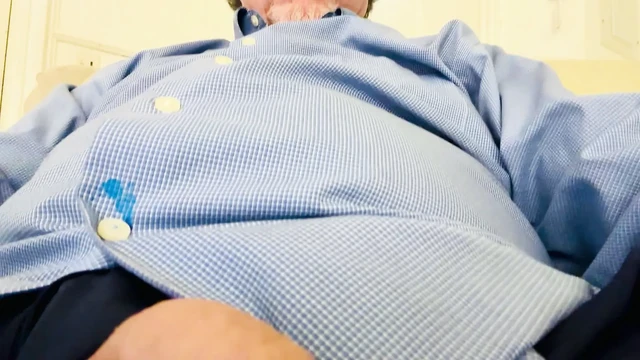 step-father once again stroking his PENIS