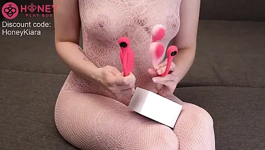 Новый мини-Vibrosa от HoneyPlayBox заставляет меня сквирт так быстро!