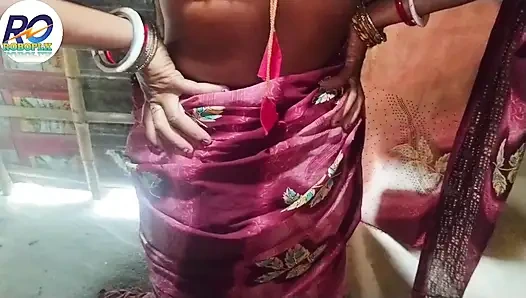 Дези Деревенский старый хатный дом с сводным братом и женой в сексе раком