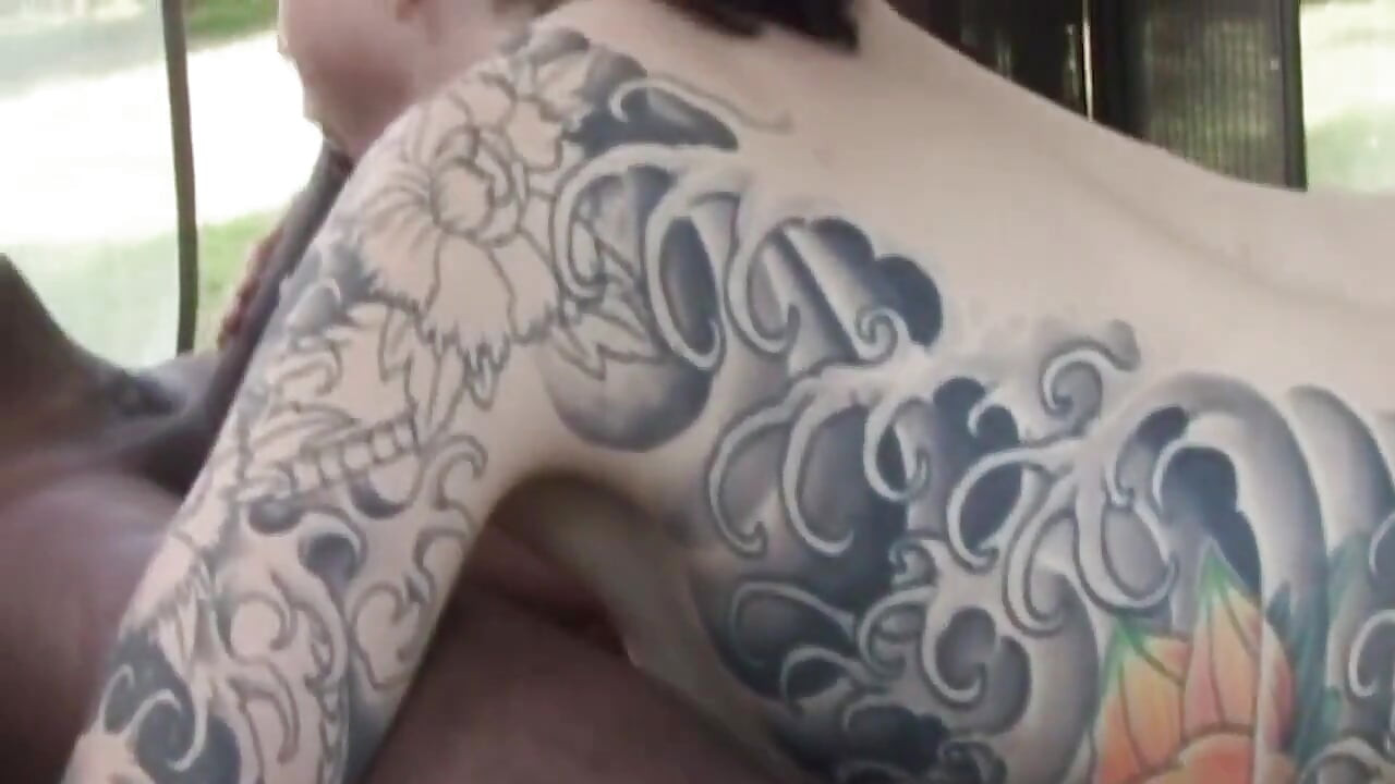 Tattooed MILF Deepthroats Massive BBC with Sloppy Drool