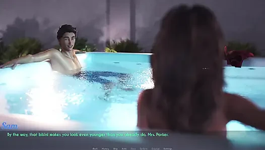 Awam Sophia Real Fuck - How Far Will Sophia Go with Sam? Part 1: From the Party to the Backyard Jacuzzi