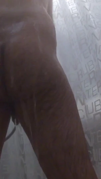 Captivating moment from "Hairy Alpha Guy Jerks Off in the Shower  POV Masturbation and Intense Cumshot"