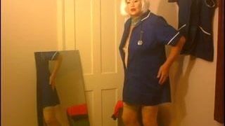 Dee as a sexy nurse they like me at work