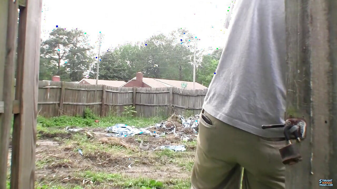 Rough Straight Jock Lex Busts a Nutt Outdoors