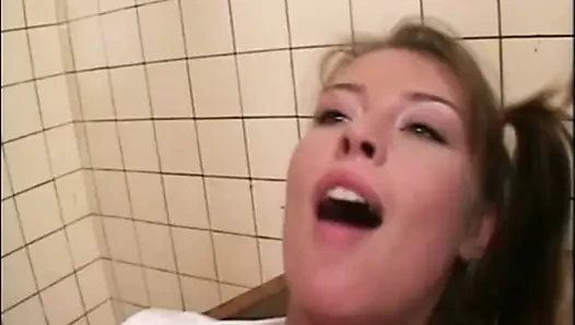 Amateur Orgy of Young Sluts Ass Fucked and Cummed in Mouth by Monster Black Cocks