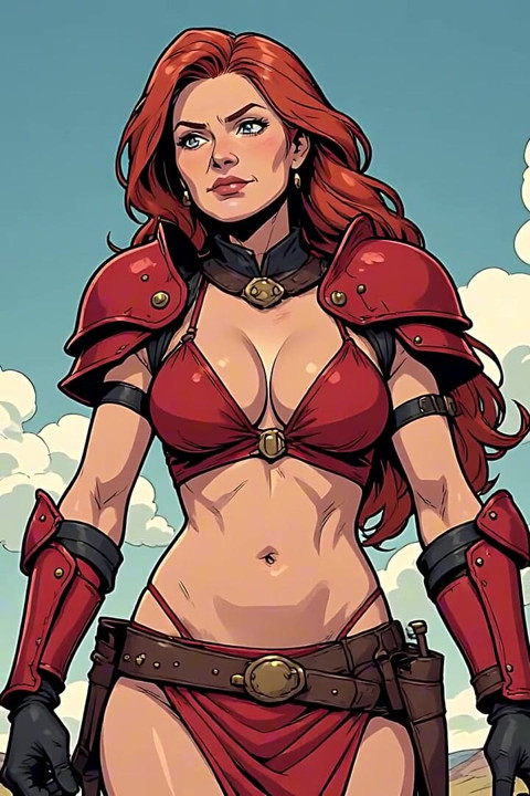 Anime Style Sexy Warrior MILFs