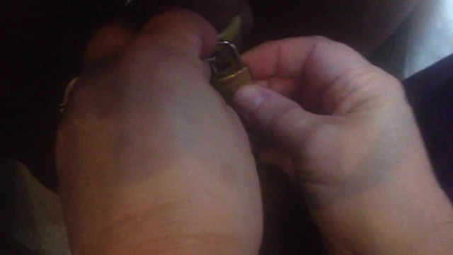 Wife locking me in chastity