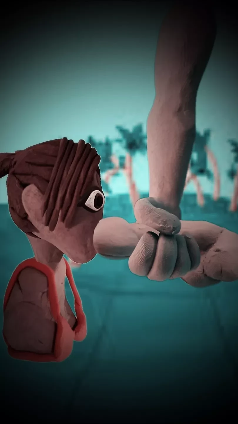 She loves sucking Claymation Dick