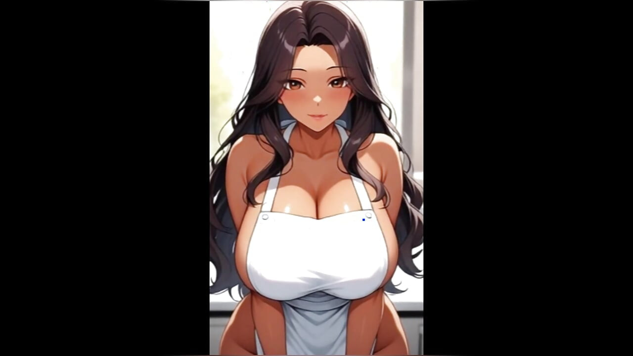 Nach einem langen tag gibt stiefmutter carmela ihr gut die liebe, die er braucht