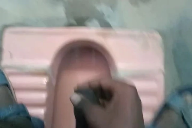 Nude brew enjoying hand job