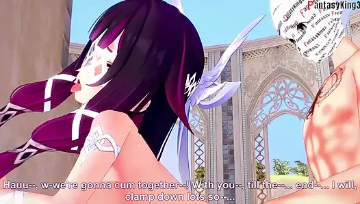 Columbina blowjob - Genshin Impact