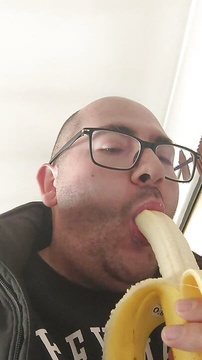 Mamada con plátano