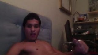 wanking in front of cam