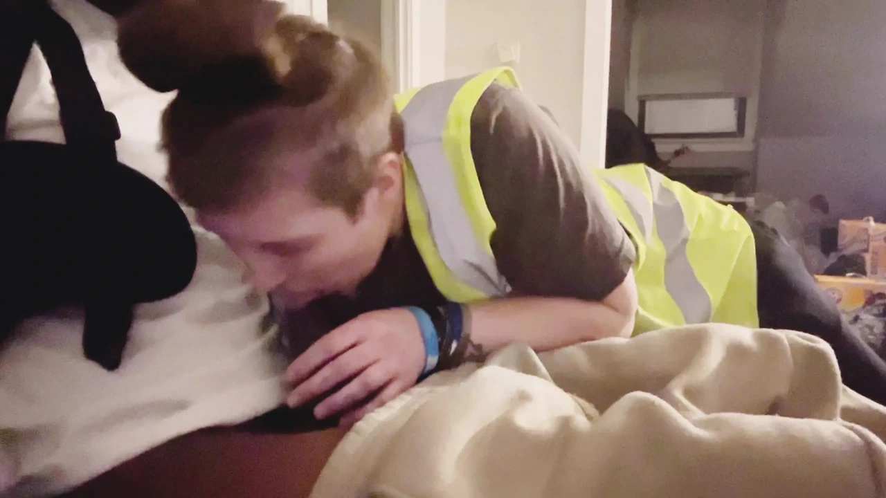 Stud lesbian decided to try dick for the first time and fucks her co worker