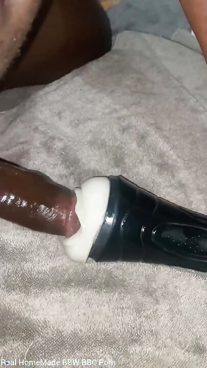 Fucking My Torch Fake Pussy