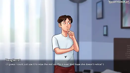 Stepmom Gets Surprise By His Massive Cock In The Shower - Summertime Saga 37 By DarkCookie - 3D Hentai Porn Game