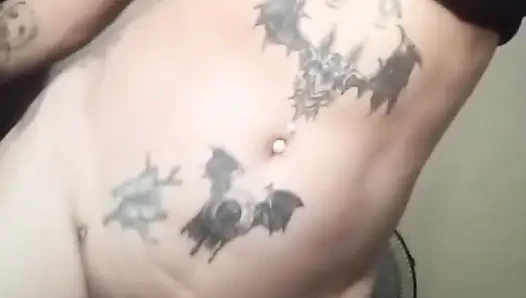 Petite playing alone with her wet pussy