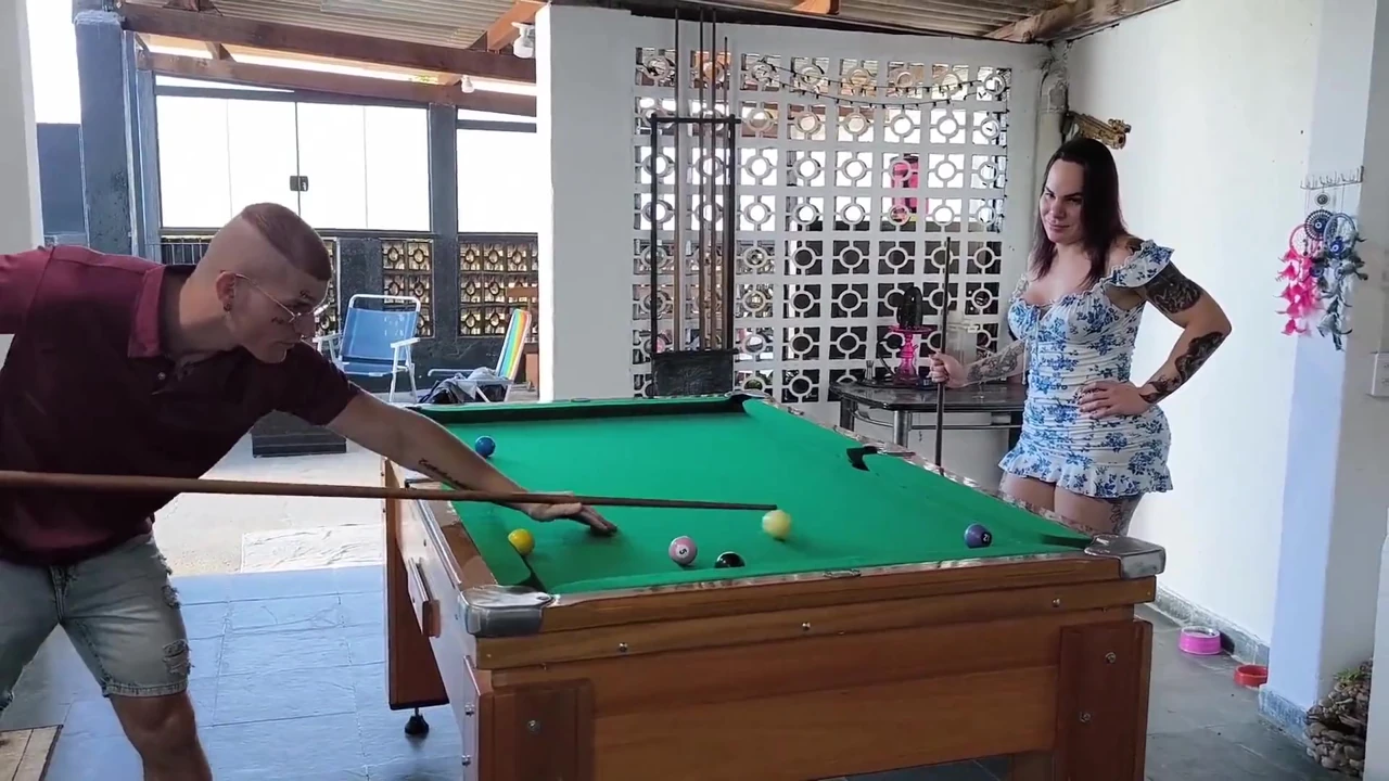 Bilardoda kaybolmuşum da pes etmek zorunda kaldım