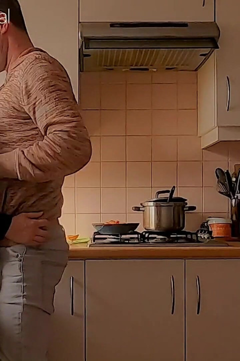 Kitchen Make Out with Stepsister, Kissing & Fingering - Sensual Teasing Moments
